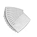 EnjoCho ✈※ PM2.5 Activated Carbon Filter Replaceable Anti Haze Filter Paper for Mask (20PCS, White+Gray)