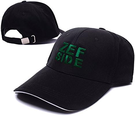 HEJIAXIN ZEF SIDE Die Antwoord Adjustable Baseball Caps Unisex Snapback Embroidery Hats - Black/Green