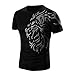 NEARTIME Men's Tee, Summer Casual Short Sleeve T-Shirt for Men Sport Clothes (M, Black)