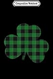 Composition Notebook: Green Plaid Irish Shamrock Black Watch Plaid  Journal/Notebook Blank Lined Ruled 6x9 100 Pages