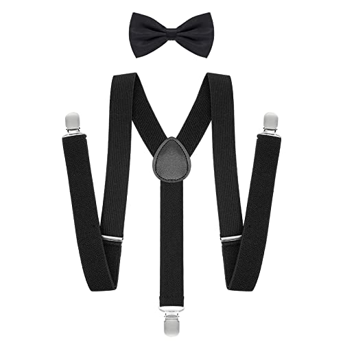 WEARXI 20er Jahre Kostüm Herren, Karneval Kostüm karnevalskostüm Herren mit Hosenträger Hut Krawatte Taschenuhr Kunstbart Gläser, Mafia 20er Jahre Accessoires Fasching Anzug Kleidung für Partys