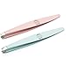 Eyebrow Tweezers | Precision Slanted Tweezers for Ingrown Hair and Brow Plucking | Perfectly Aligned Slant Tip with Strong Grip | Removal of Splinters, Ticks & Glass – Light Pink
