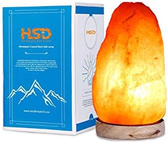 HSD Himalayan Rock Salt Natural Crystal Lamp Different Sizes with Cable & Bulb Prime Quality 100% Original Himalayan Crystal Rock Salt Lamp Beautifully Hand Craft (9-12 kg lamp)