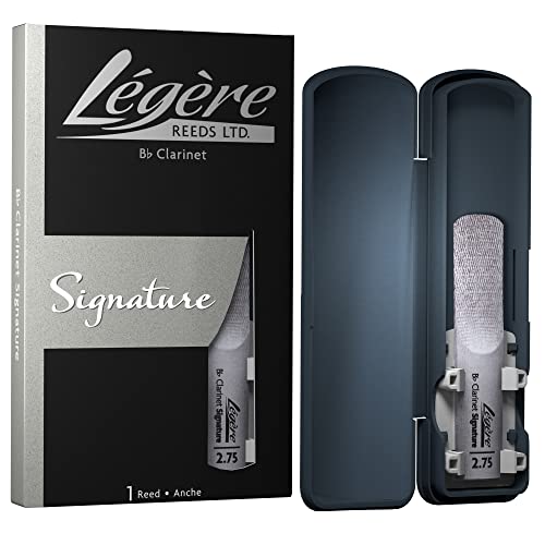 Légère Reeds - Bb-Klarinettenblatt, Signature, Blattstärke 2.75 (BBSS2.75) - Hochwertiges synthetisches Holzblasrohr