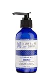 Nurture My Body All-Natural Facial Cleansing Milk, Fragrance Free, 4 fl oz. - Certified Organic Ingredients