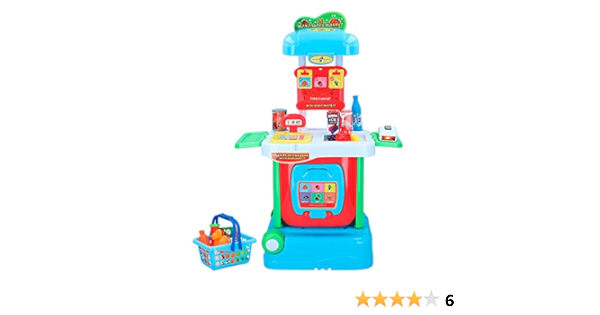 ColorBaby Maleta cocina mini supermercado con accesorios My ...