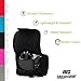Megagear Olympus OM-D E-M10 Mark III (14-42mm) Ultra Light Neoprene Camera Case, with Carabiner - Black - MG1355