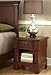 Homestyles Aspen Nightstand, Brown