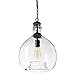 CASAMOTION Pendant Lights Kitchen Island Blown Glass Recycle Clear Entryway Light Fixtures Hanging Modern Farmhouse Dining Room Sunroom Hallway Ceiling Globe 13
