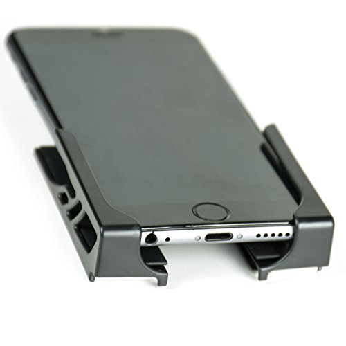 Koala Wall Mount 2.0; Damage-free Universal Dock for Smartphone, Tablet, eReader by Dockem; for iPad 1, 2, 3, 4, Air, Mini, iPad Pro, Samsung Galaxy Tab/Note, Google Nexus, Microsoft Surface (Black)