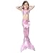 2019 3 Pcs Mermaid Costume for Girls Bathing Swimsuit Swimwear Princess Sea-Maid Bikini Set