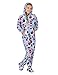 Footed Pajamas Blue Cupcakes Kids Hoodie Fleece