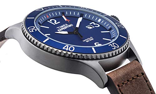 Timex - Reloj analógico de pulsera para Hombre de cuarzo con esfera clásica y correa de acero inoxidable - Imagen 5