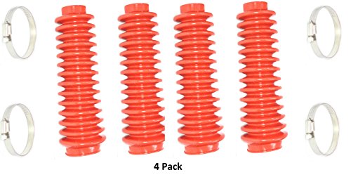 Shock Boot Rough Lifted 4x4 ORV Country Absorber Red Jeep ORV Universal 4 pack Free Shipping