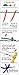 DAC V-Best Tent Stakes, 4 Sizes, Ultralight & Super-Strong, Performance Engineered by The Premier Tent Pole Maker, (S - 7x11mm, 6 Pack Fire Colored)