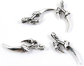 340 pcs Jewelry Making Charms Antique Ancient Silver Tone Findings Jewellery Charme Bulk Wholesale Supplies Supply I8ME8 Eagle Claw Talon