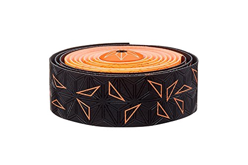 Supacaz Super Sticky Kush Star Fade Handlebar Tape, Neon Orange