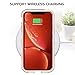 DOMAVER for iPhone XR Case Clear Glitter Bling iPhone XR Phone Case Heavy Duty 3 Layers Bumper Shockproof Protective Cover-Clear