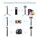 MWAY Selfie Stick 2 in 1 Portable Phone Tripod Camera Stand with Remote Control and Universal Phone Holder, Extendabale Monopod for iPhone X/8/7/6, Galaxy Note 8/S8, Gopros, Mini SLR Camera Black