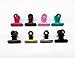 Coolrunner Mixed Color Metal Bulldog Clips, Hinge Clips for Home, Office Use