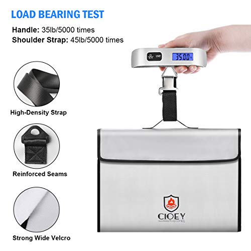 Fireproof Document Bags Fireproof Box [Thermal Insulated] Fireproof