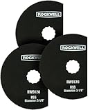 Rockwell RW9120.3 Sonicrafter 3-1/8-Inch HSS Segment Sawblade, 3-Piece