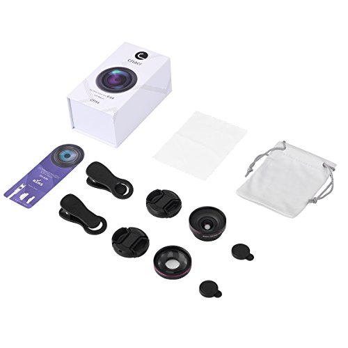 [Upgraded Version] Criacr For iPhone Camera Lens Kit, 0.6X Wide Angle Lens + 15X Macro Lens, Clip-On Cell Phone Lens for iPhone X / 8 / 8 Plus / 7 / 6 / 6S, Samsung, Most Smartphones (NO Distortion) - Thumbnail 7
