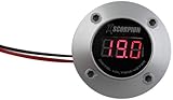 Xscorpion DVM3RS 3-Digit Red LED Digital Voltage Display Round VoltMeter