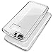 Galaxy S7 Case, Enther [Ultimate Cushion] Slim Fit Scratch/Dust Proof Hybrid Transparent Clear Case with Shock Absorb Trim Bumper - Authentic Retail Packaging - Warranty