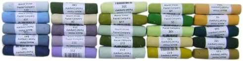 Mount Vision Soft Pastel : Set of 25 : Workshop Selection E