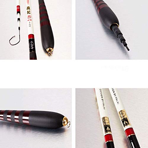 HHYK Angelrute, Handtragender Tintenfisch, Tintenfisch, Carbon-Angelausrüstung, Einziehbar (mehrere Größen Verfügbar… – Bild 4