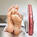 Electric Callus Remover - Dr.HeiZ Electric Foot File for Feet Hard Skin Remover Rechargeable Callus Shaver with LED Light Electric Foot File Pedicure Tools(Red)