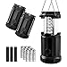 Etekcity Camping Lantern Battery Powered Led Lights with AA Batteries, Upgraded Magnetic Base and Brightness Control Flashlights for Power Outage, Backpacking, Hiking, Storms