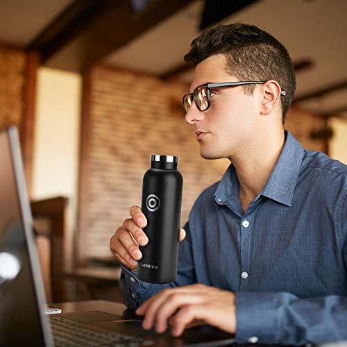 image for CAMBIVO Water Bottle, Double Vacuum Insulated Stainless Steel Thermos 