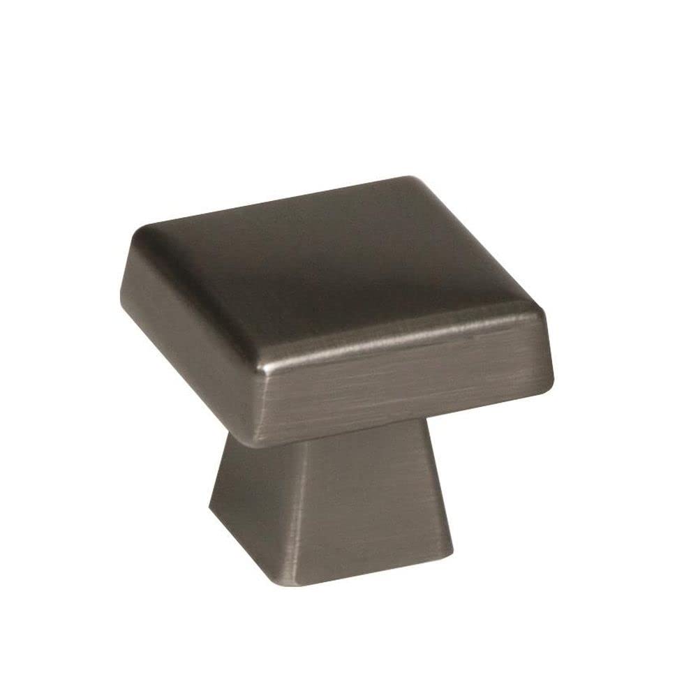 Photo 1 of Amerock | Cabinet Knob | Gunmetal | 1-1/2 inch (38 mm) Length | Blackrock | 1 Pack | Drawer Knob | Cabinet Hardware