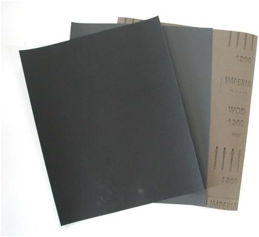 Set 100 Carta Abrasiva Cm 23X28 N 600 Colori Carta Vetro