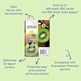 Epson 202 Yellow High Yield Ink Cartridge Claria Premium for Expression Premium view 2
