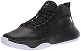 Under Armour Men's Lockdown 4 Basketball Shoe (005)/Black, 10