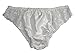 100% Natural Silk Women's Low Rise Panties with Lace[USXXL,White]