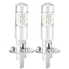 Auto LED-lampen, 2 stuks H1 6000K Super White 100W LED-koplampbollen Kit Mistlicht voor auto Mistlamp, koplamp…