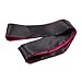 Vivilover Bondage Ties Satin Eye Mask Sleeping Blindfold for Women (Black and Red)