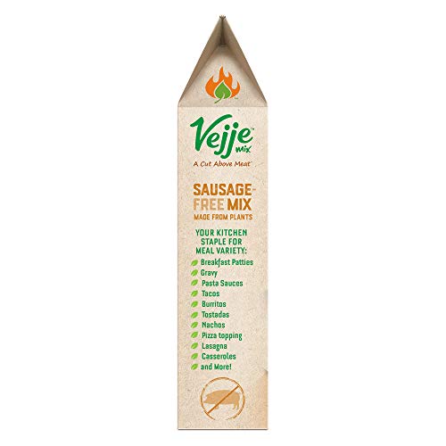 Vejje Meat-Free Mixes (SAUSAGE-FREE MIX) (Single Box) (Makes 3 Pounds)