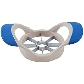 1 Apple Slicer Corer Divider 8 Blade-Easy Grip Apple Cutter With Stainless Steel- Fast Usage Apple Corer And Slicer Tool medium size 7"X4.2"