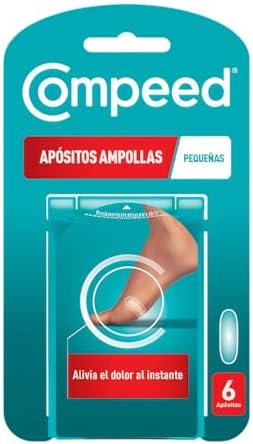 Ampolas pequenas, curativos hidrocoloides para os pés, Pack 6 unidades