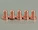 RIVERWELD Plasma Tips 9-8208 40A Cutting Fit Thermal Dynamics SL60 SL100 Plasma Cutter Torch Consumables Parts Pack of 5