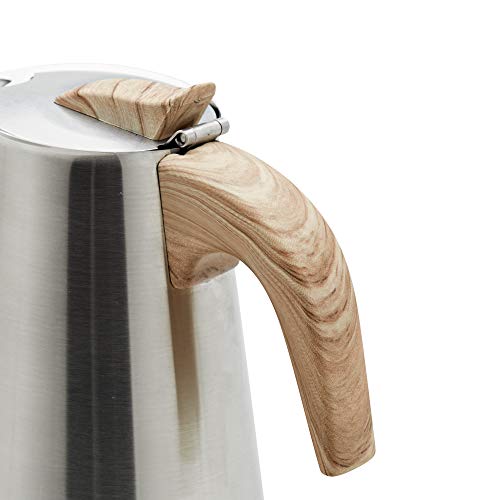 AURAUN Espressokocher für 6 Tassen, Edelstahl, für Induktions-, Gas- oder Elektroherd, geeignet für Cafetera Greca… – Bild 7