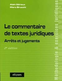 Le  commentaire de textes juridiques