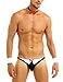 MSemis Sexy Men's Butler Lingerie Tuxedo Bow Tie Bikini Briefs Gentleman Costume Outfits Black Medium (Waistline 28