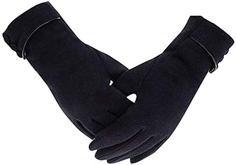 Womens Touch Screen Gloves Thick Fleece Lined Windproof Winter Warm Gloves