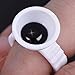 EBOOT 100 Pack Makeup Glue Rings Tattoo Glue Holder Disposable Plastic Nail Art Eyelash Extension Rings
